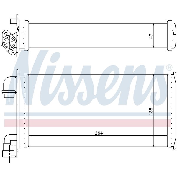 Nissen Nissens Heater, 70501 70501